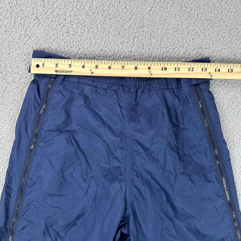 VTG 80s The North Face Gore-Tex Nylon Pants Men Medium Blue Side Zip Made in USA - Picture 6 of 16